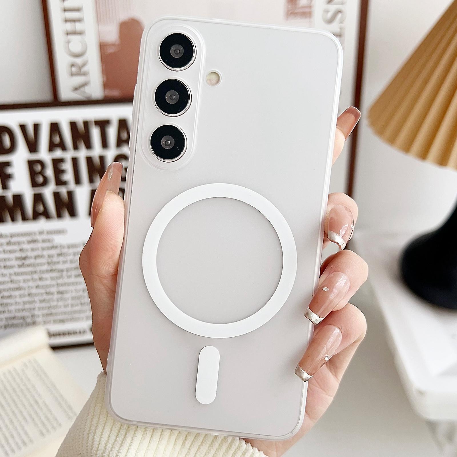 For Samsung Galaxy S24+ 5G Ultra-thin MagSafe Frosted PC Phone Case
