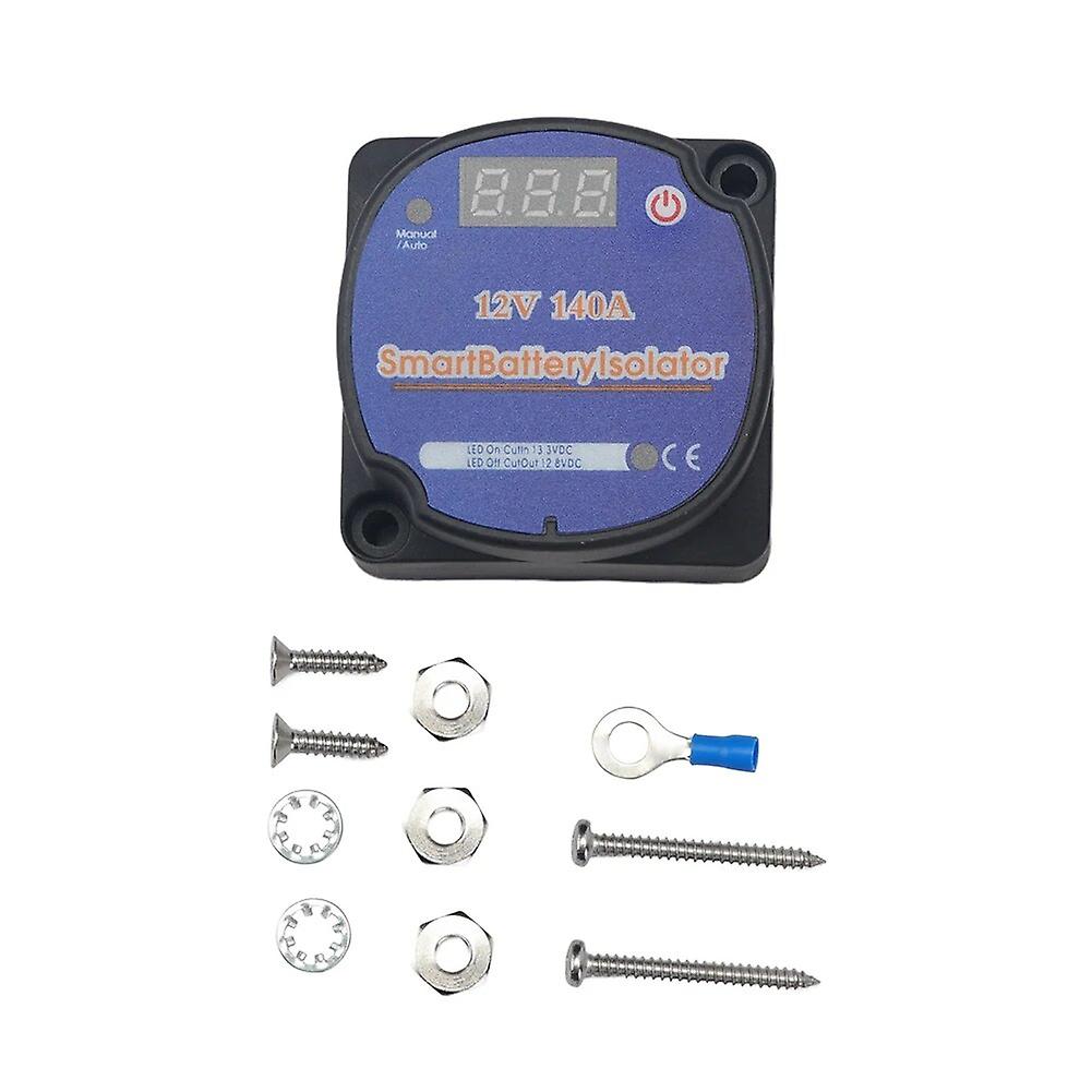 Sensitive Split Charge Relay Digital Display Intelligent Isolator Relay 12v 140amp Intelligent Charge Relay For Rv Yacht Steamer