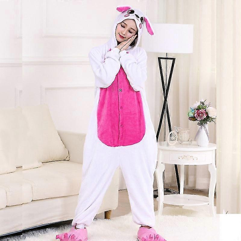 D'BOON Adults Children Onesie Animal Onesie Pyjamas One Piece Sleepwear Cosplay Costumes, Pink Stitch