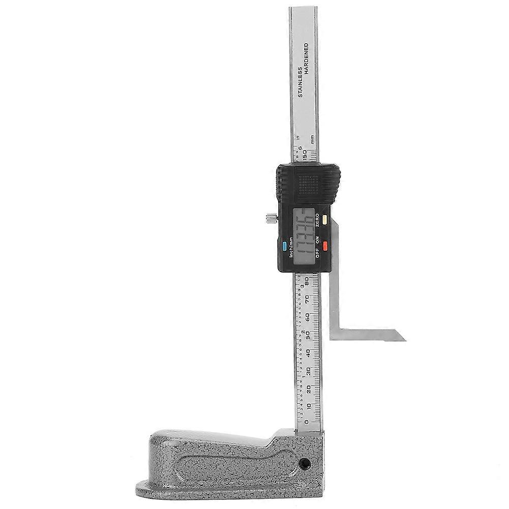 0-150mm Digital Precision Height Aperture Depth Gauge with Stainless Steel Base