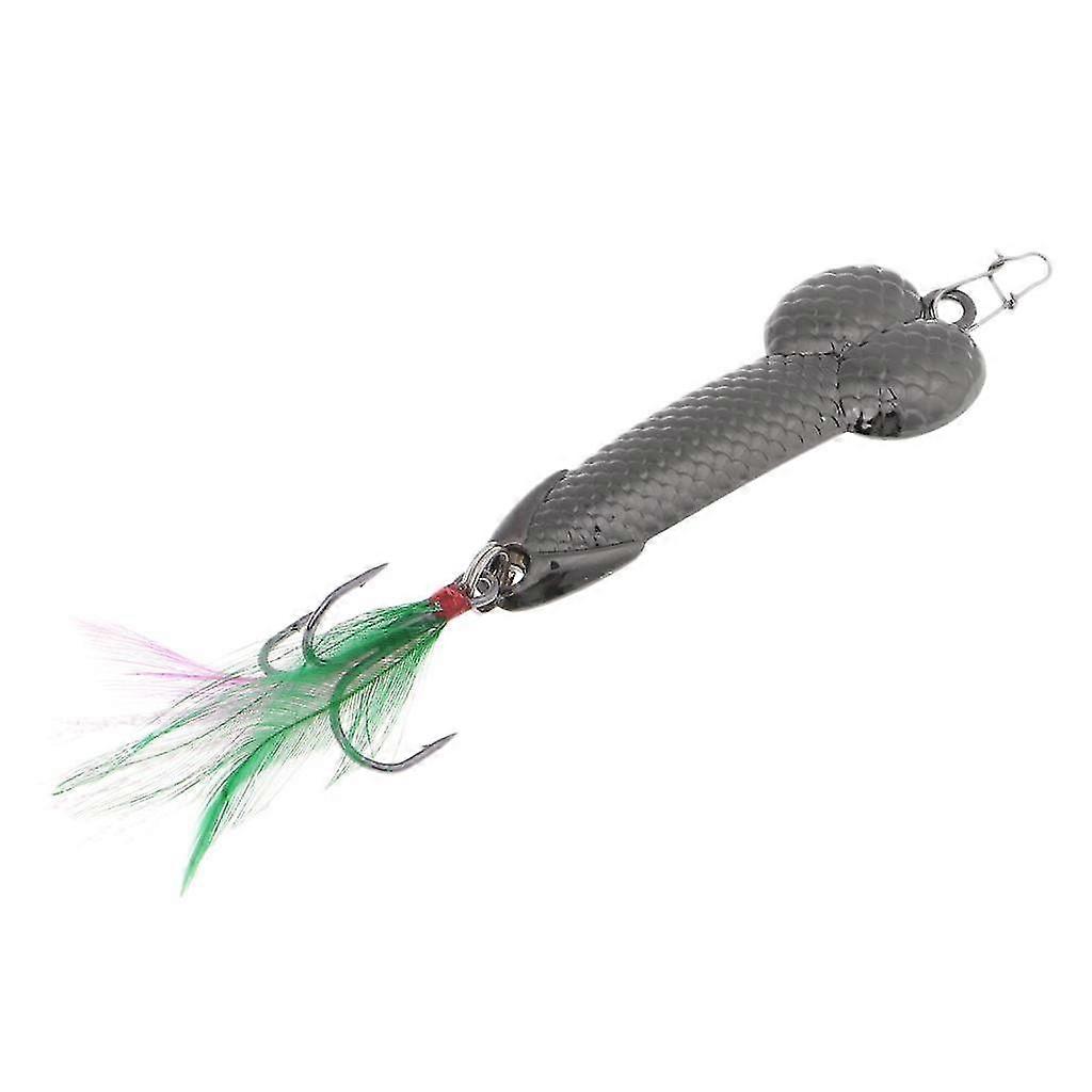 hg Shape Fishing Lure With Treble Hook - 28g