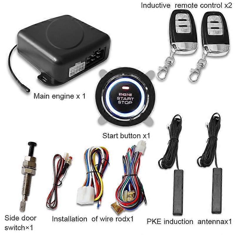 Q608  Car Key Systems Key blade one start, remote ignition start, less entry system, remote boot, PKE full function one start