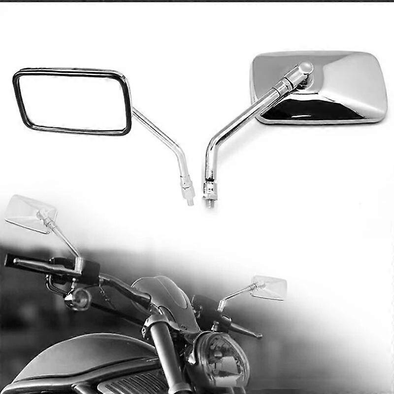 The new motorcycle modified square rearview mirror is suitable for Honda Shadow VT VT1100 VT750 VT600 VF750 Magna 750 1 pair UNKU58445