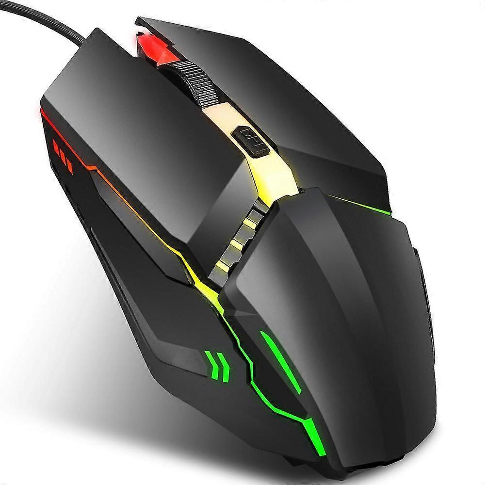 Mouse Colorful Glowing Gaming Mouse 4D Ergonomic Design