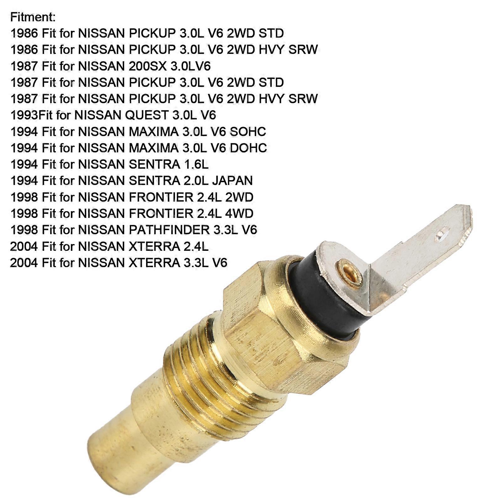 Coolant Temperature Sensor 25080-89907 Replacement Fit for Nissan Maxima/Sentra/Quest/Altima