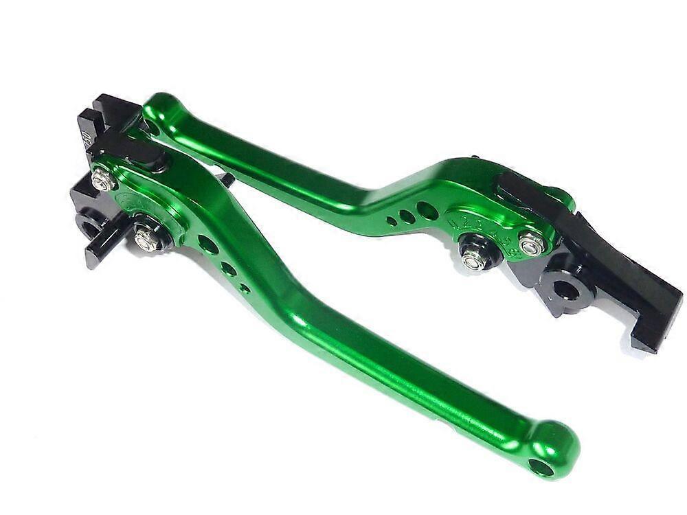 KAWASAKI ZX9R 1998-1999 LONG GREEN BRAKE + CLUTCH LEVERS ROAD RACE
