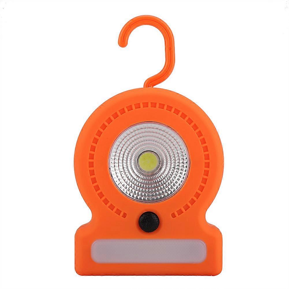 Mini COB LED Super Bright Round Camping Light Outdoor Night Lamp with Foldable Hook