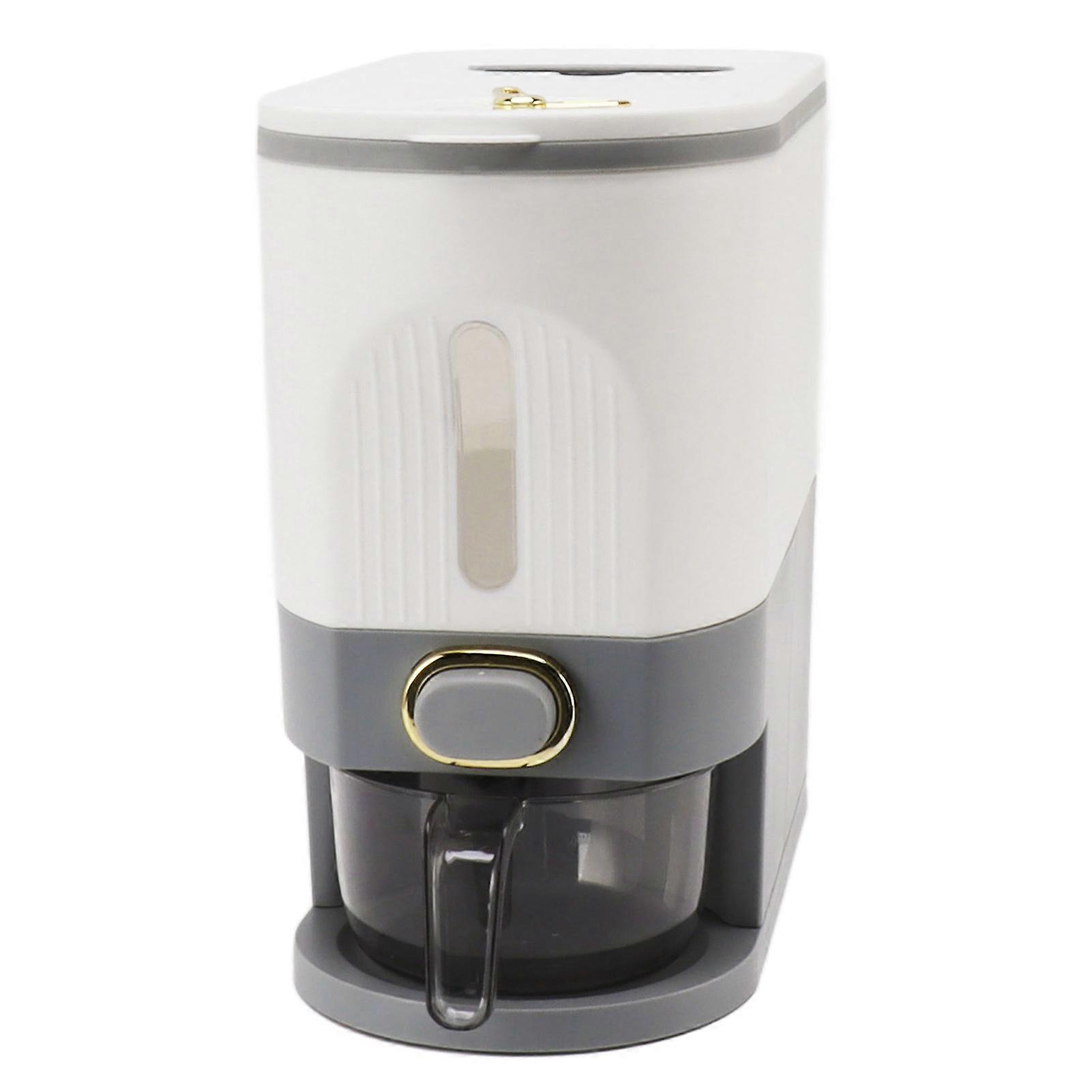 Rice Dispenser Box Grain Food Storage Container Airtight Large Capacity for Home Kitchen_-st1ii