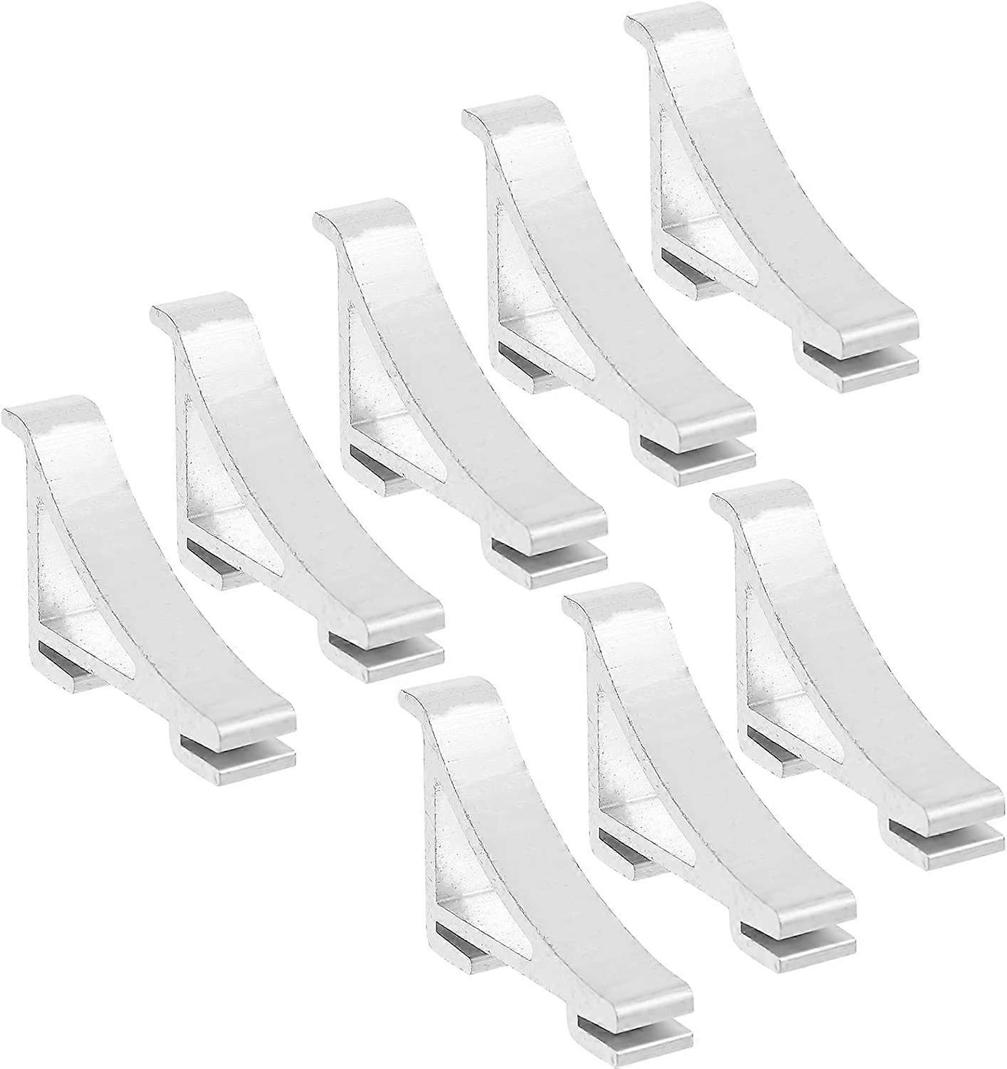 8Pcs Freezer Shelf Clips, Cooler Shelf Brace Clips Refrigerator Support Clips for Home Use (Size 4)