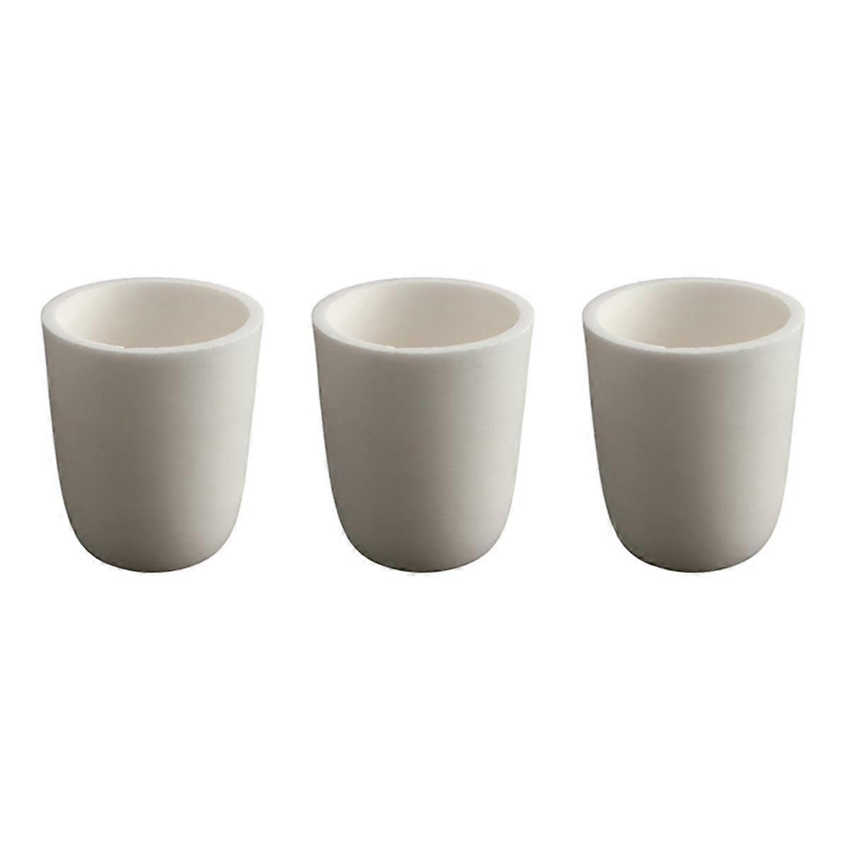 3X 30Ml Alu 99% Conical Corundum Crucible Melting Furnace Crucible Metal Casting OVP 32 x 38 x 45 x