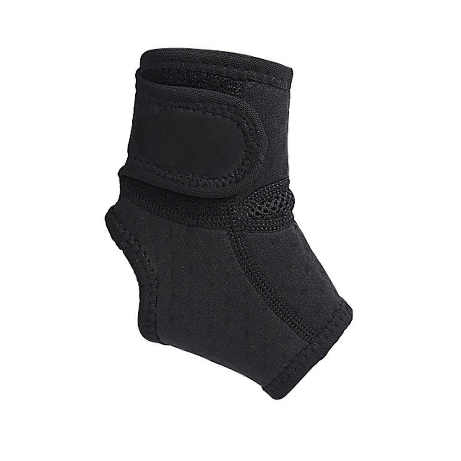 1Pc Ankle Brace Sweat Absorption Adjustable Anti-slip Polyester Running Elastic Compression Ankle Sleeve Sports Accessory