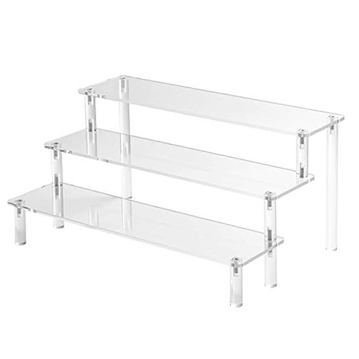 akryl løfteskjerm stativ 3-lags parfyme vev display stativ karakter modell display stand de