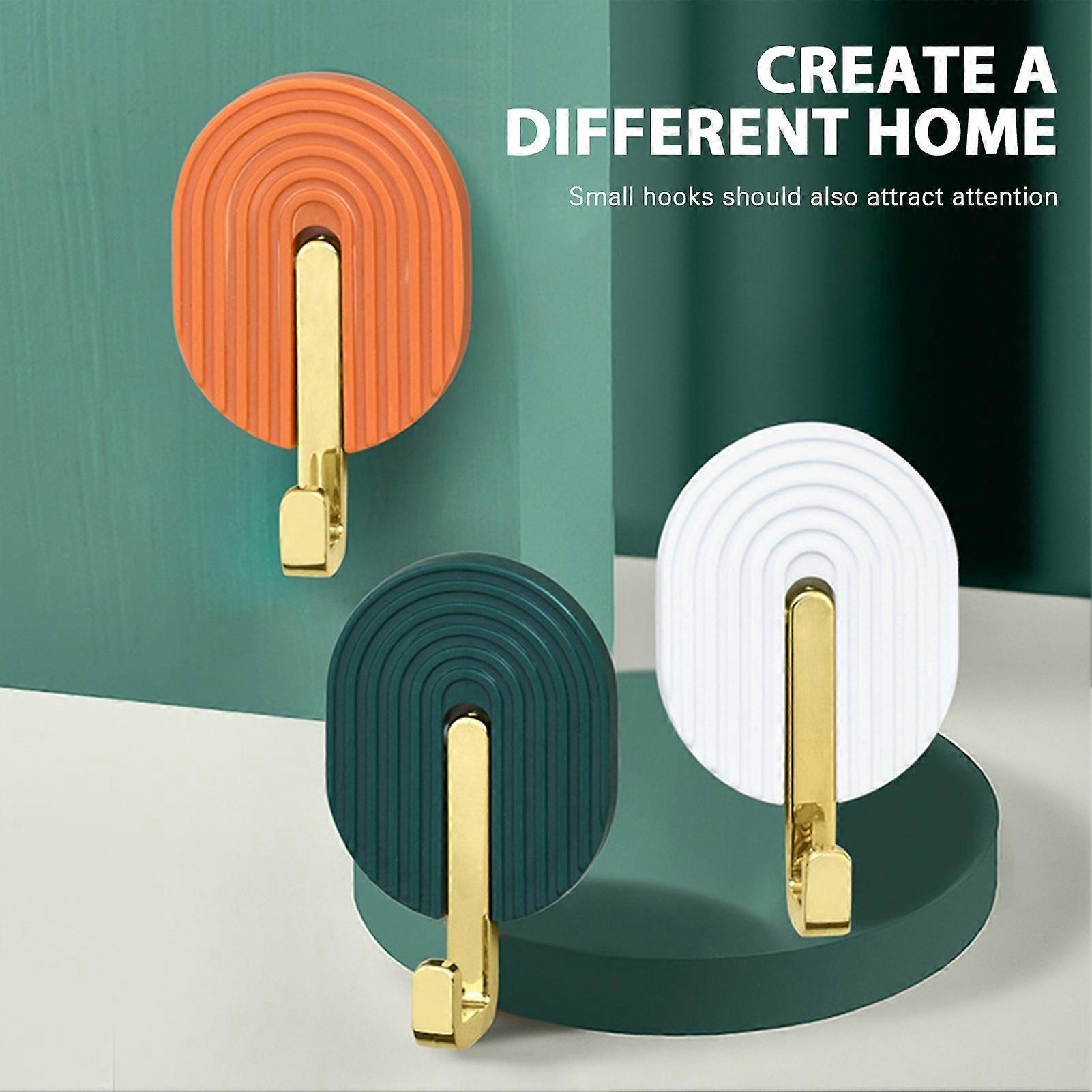 Self-Adhesive Wall Mount Hook Multifunctional Punch-Free Towel Storage Hook