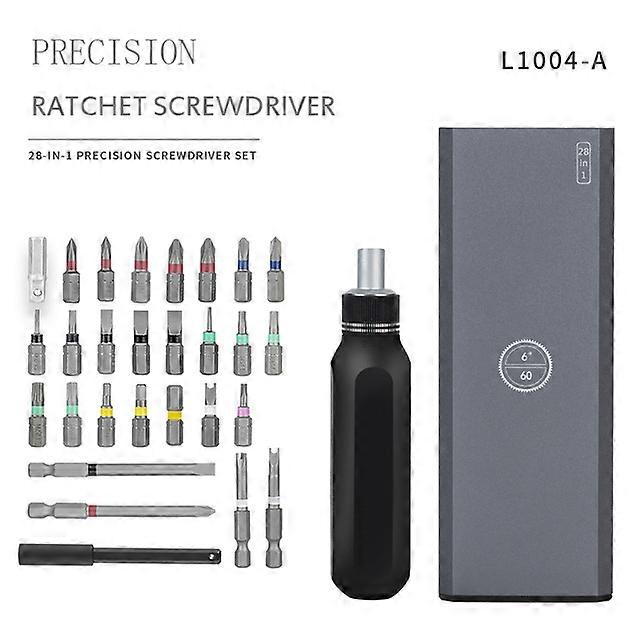 Precision Ratchet Screwdriver Set Magnetic Torx Hex Phillips Screwdriver Multi-functional Repair Tool for Phone PC Watch