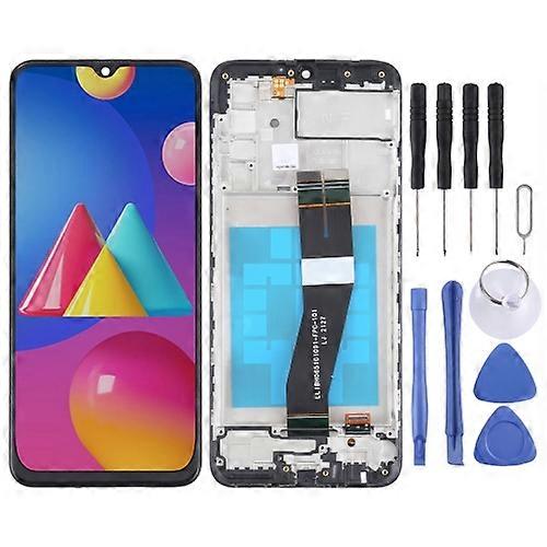 LCD Screen for Samsung Galaxy M02s (NF Version) Digitizer Full Assembly With Frame