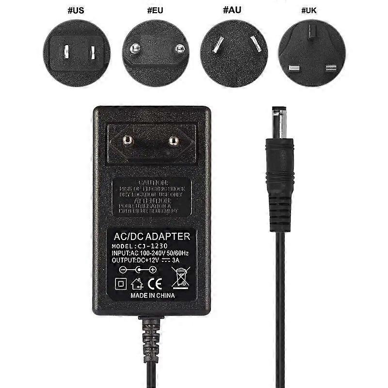 20pcs AC 100-240V To DC 12V 3A LED Driver Transformer 12 Volt Power Supply IC Solution For CCTV Camera LED Strip Controller