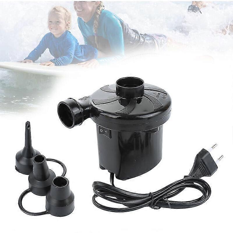 Electric Inflator / Electric Deflator Pump, With 3 Nozzles For Inflatable Mattress, Camping, Inflatable Cushion, Bed, Boat