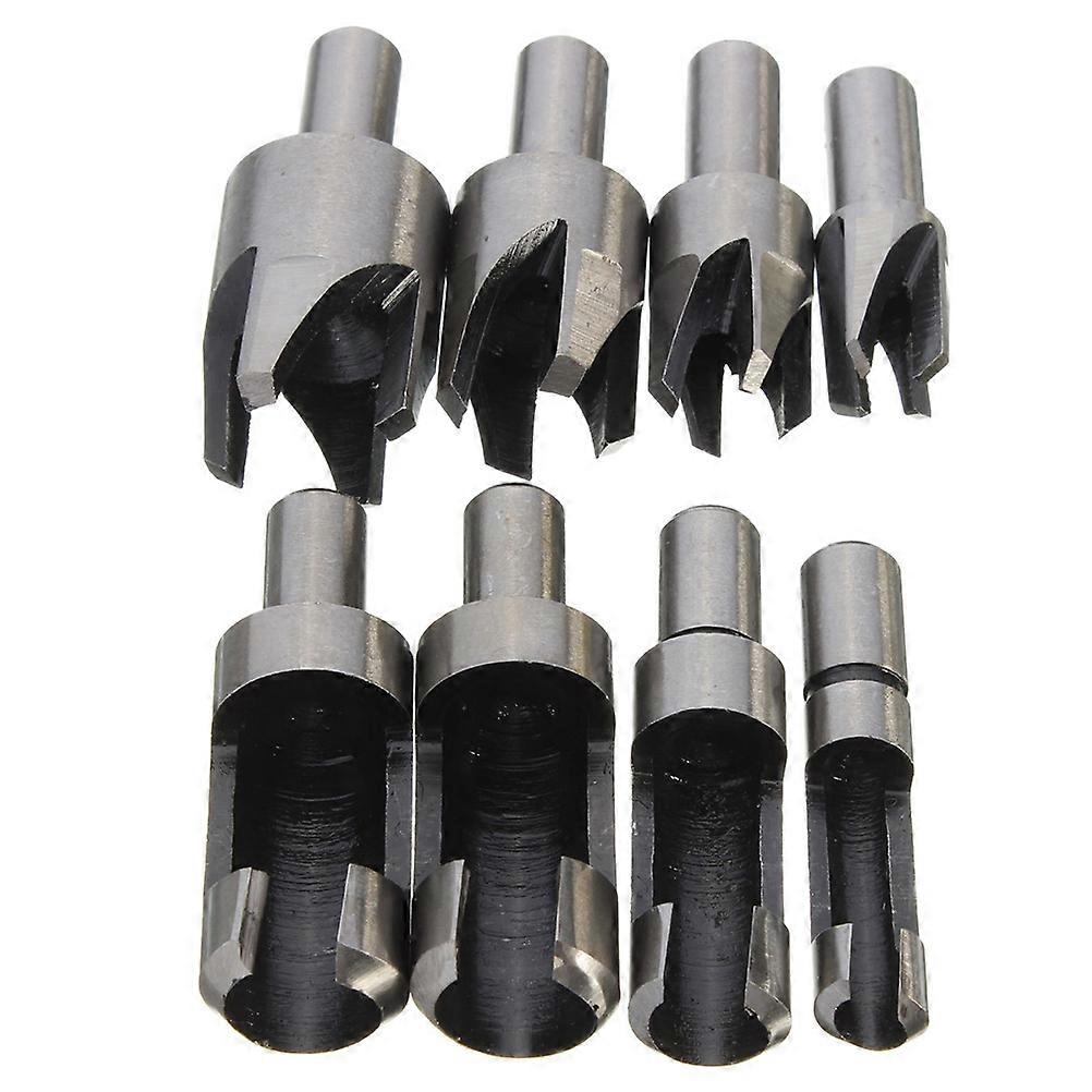 8 Pcs Wood Plug Cutters Straight Tapered Deep plug cutters sets Claw Shape Tool Drill Bits