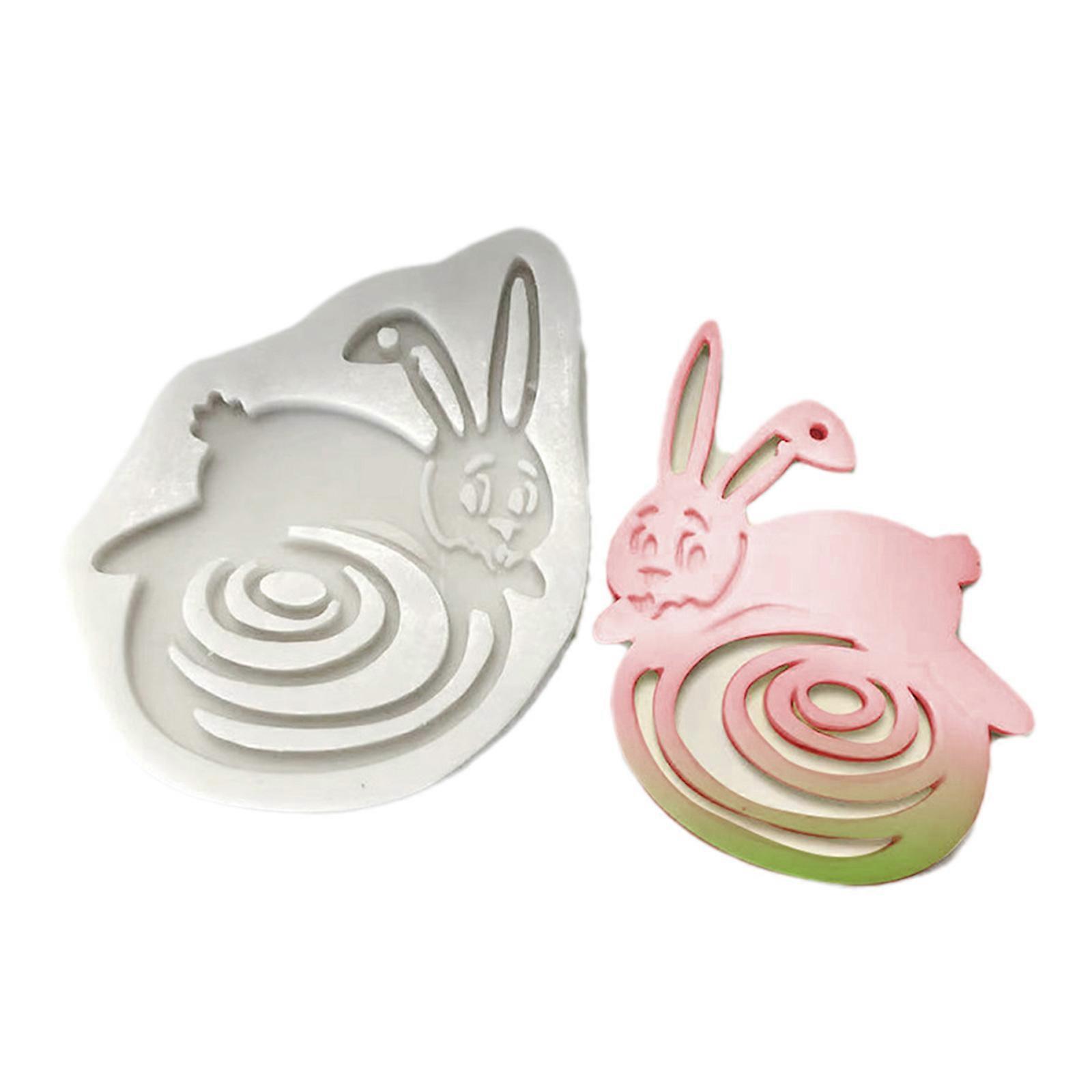Multi Use Silicone Mold Rabbit Theme Egg Shaped Silicone Mold Baking Tool Gift