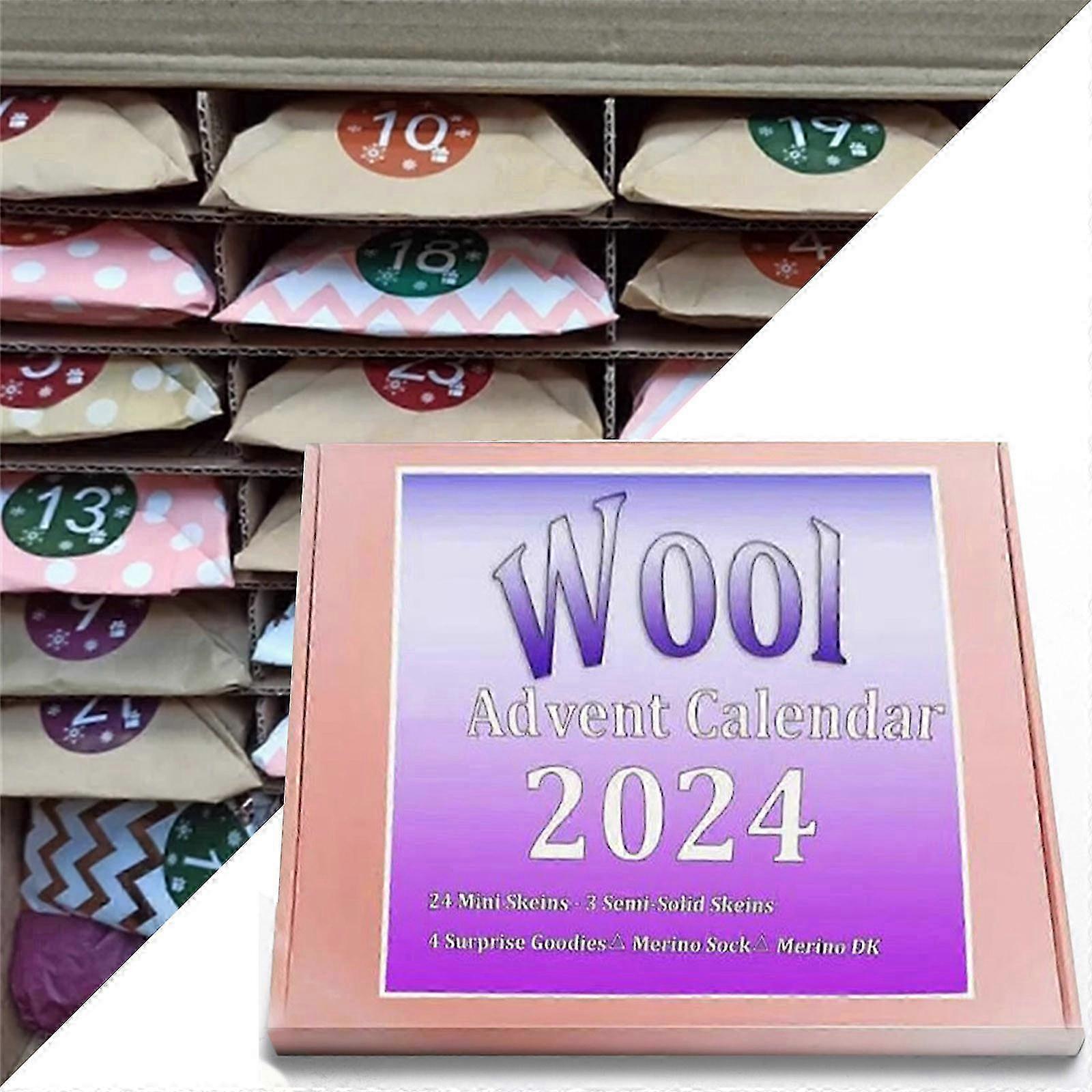 Beauty Advent Calendar 2024 Wool Advent Calendar 2024 Yule Yarn Advent Calendar 2024 Stitch Marker Calendar Gift To The Knitter Christmas Advent Calen