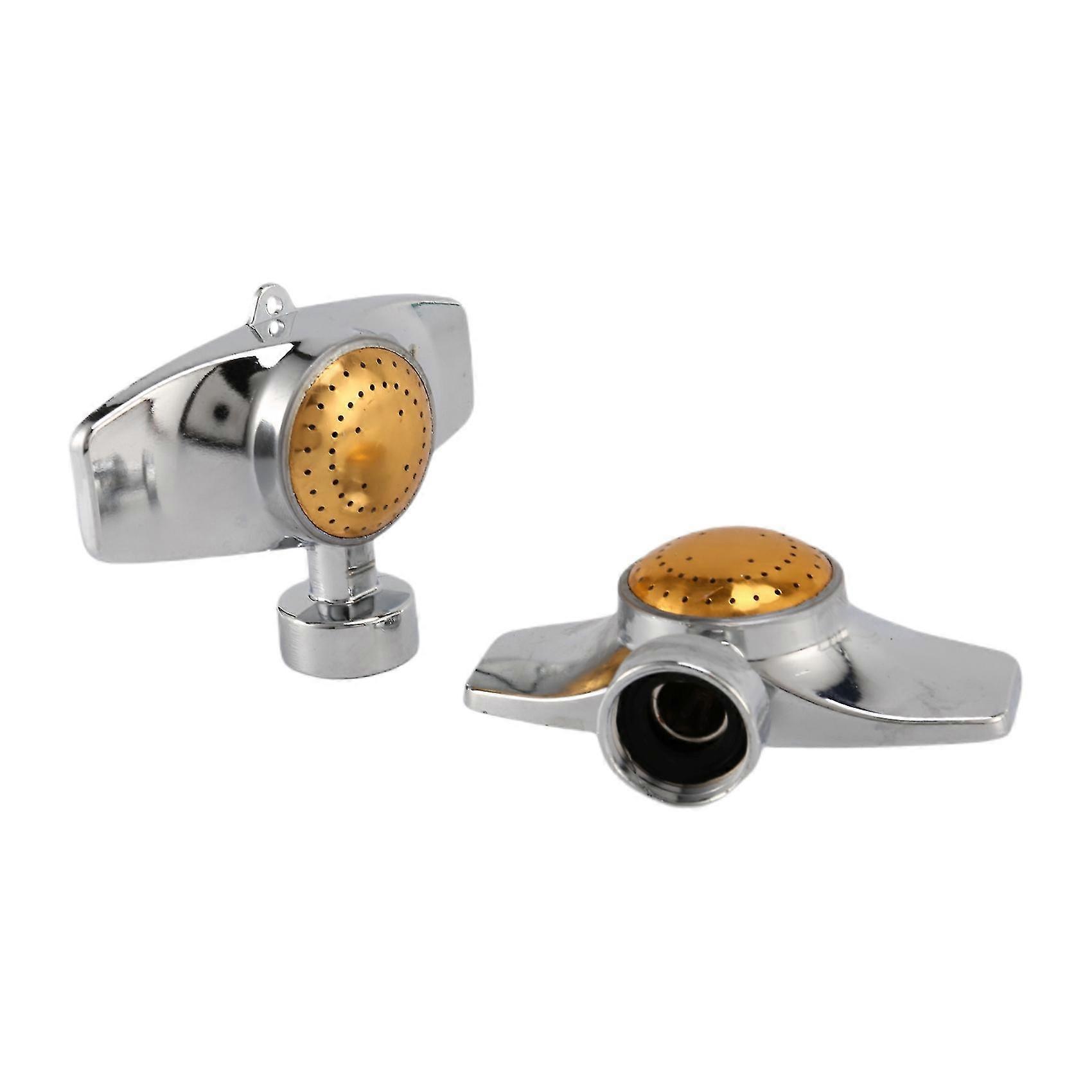 3pcs Metal Spot Sprinkler, 360 Degree Square Circle Pattern Sprinkler Hose Sprinklers Coverage Area