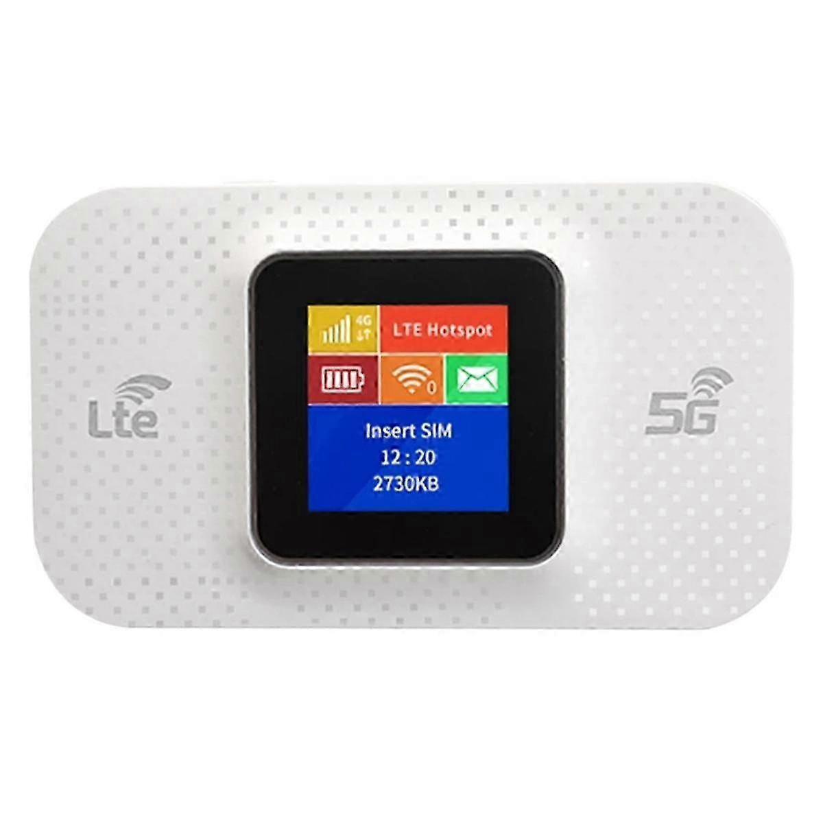 H807Pro 4G Lte WiFi Router com Slot para Cartão Sim 150Mbps Repetidor de Roteador Sem Fio 3650MAh Rota Móvel