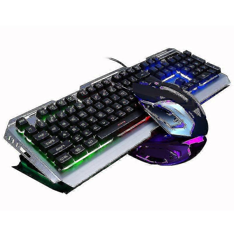 Gamedias V1 Rgb Backlit Wired Gaming Keyboard Computer Keyboard Mice With Multimedia Keys - Tungsten Alloys With 3 Color