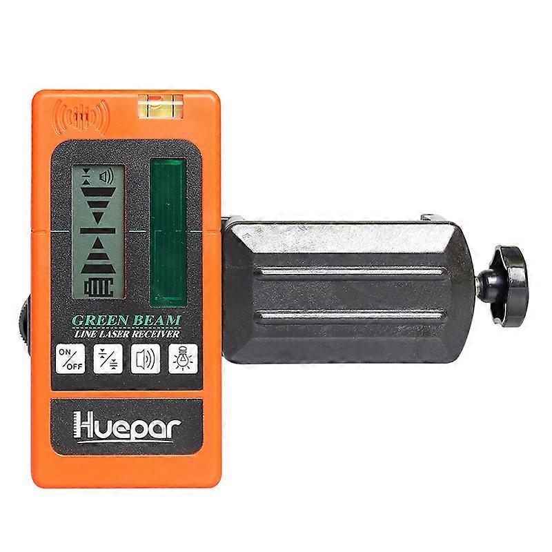 Digital LCD Laser Receiver Outdoor Mode Laser Detector Available For Pulsing Green Red Beam Cross Line Laser Level Clamp