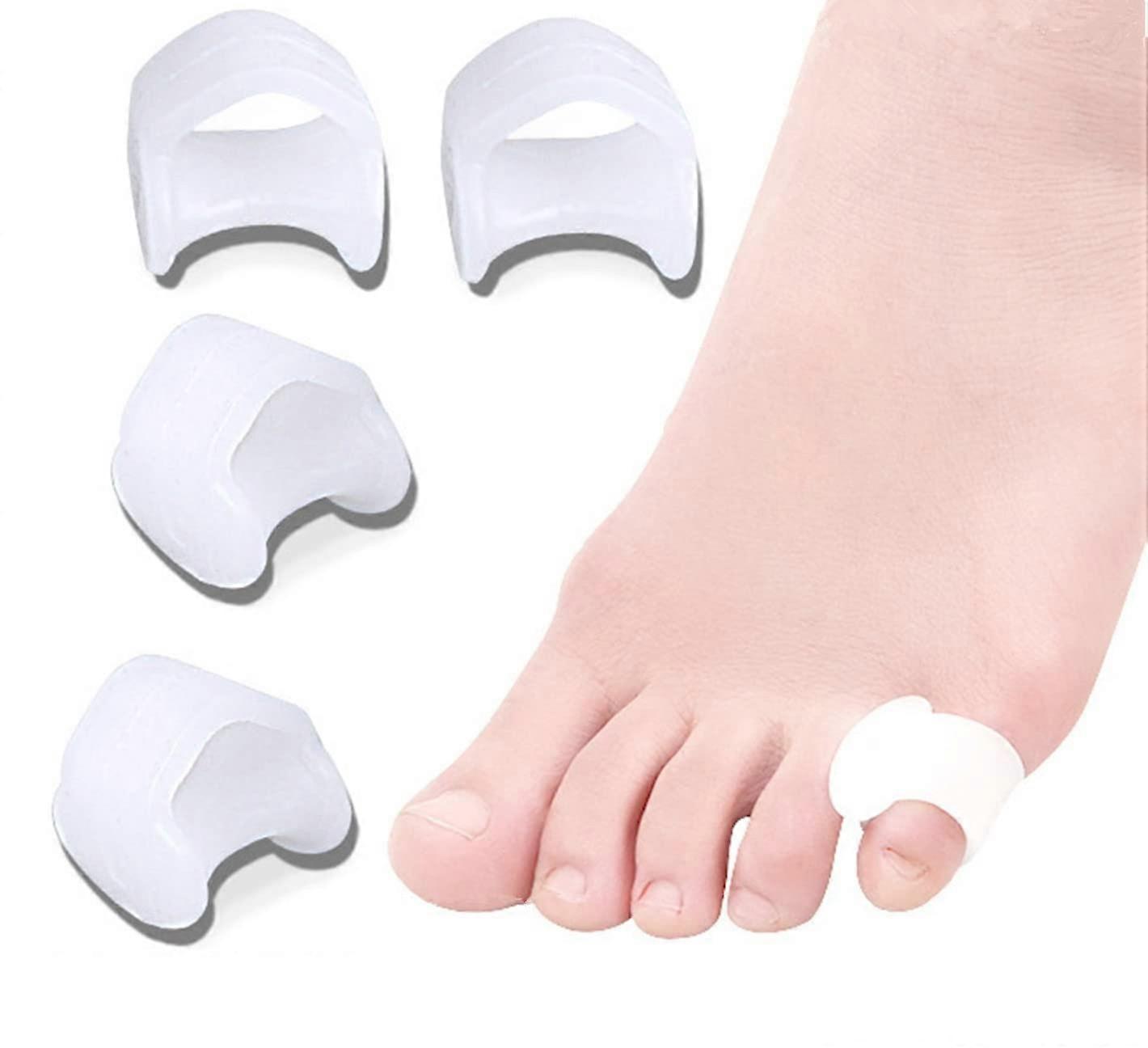 10 Pcs Toe Separator Small Toe, Silicone Toe Separator for Overlapping Toes