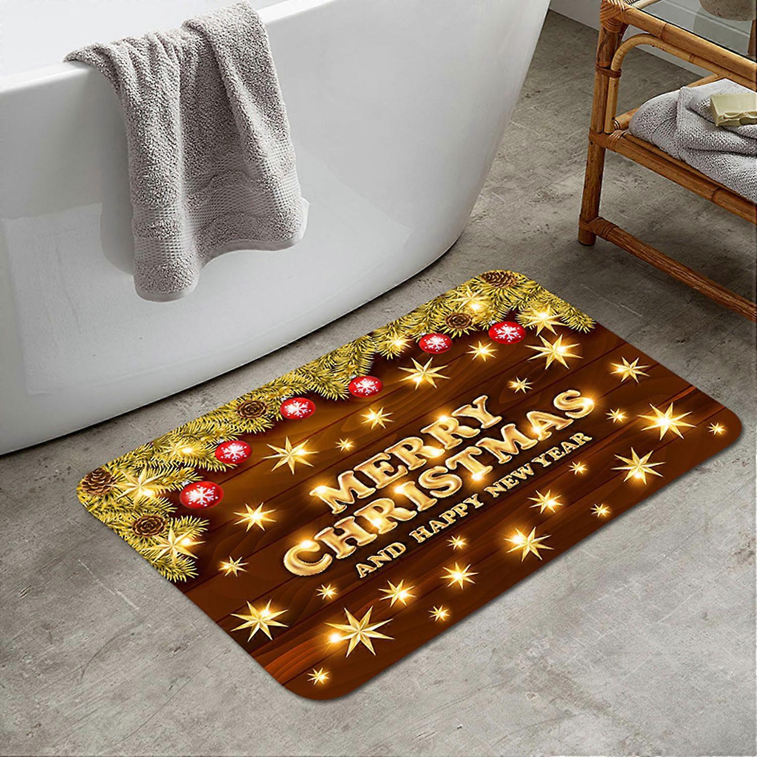 Halkfri golvmatta guld, 40 x 60 cm