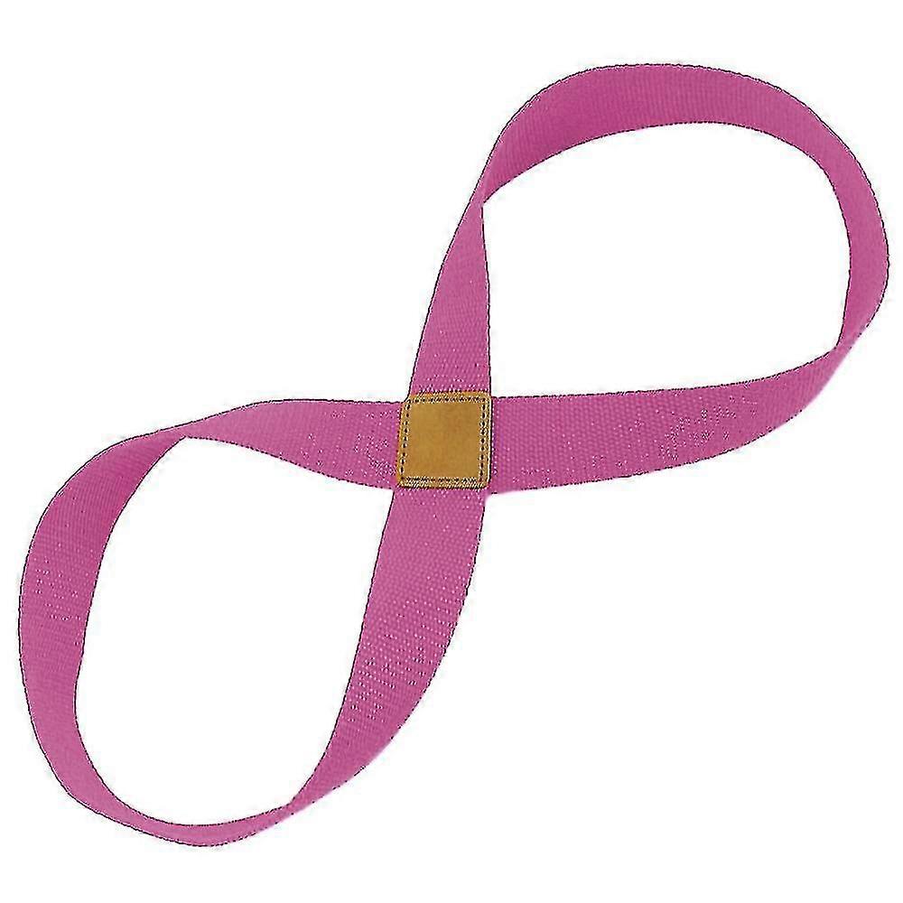 Figure 8 Yoga Rope Strap(rose Red)