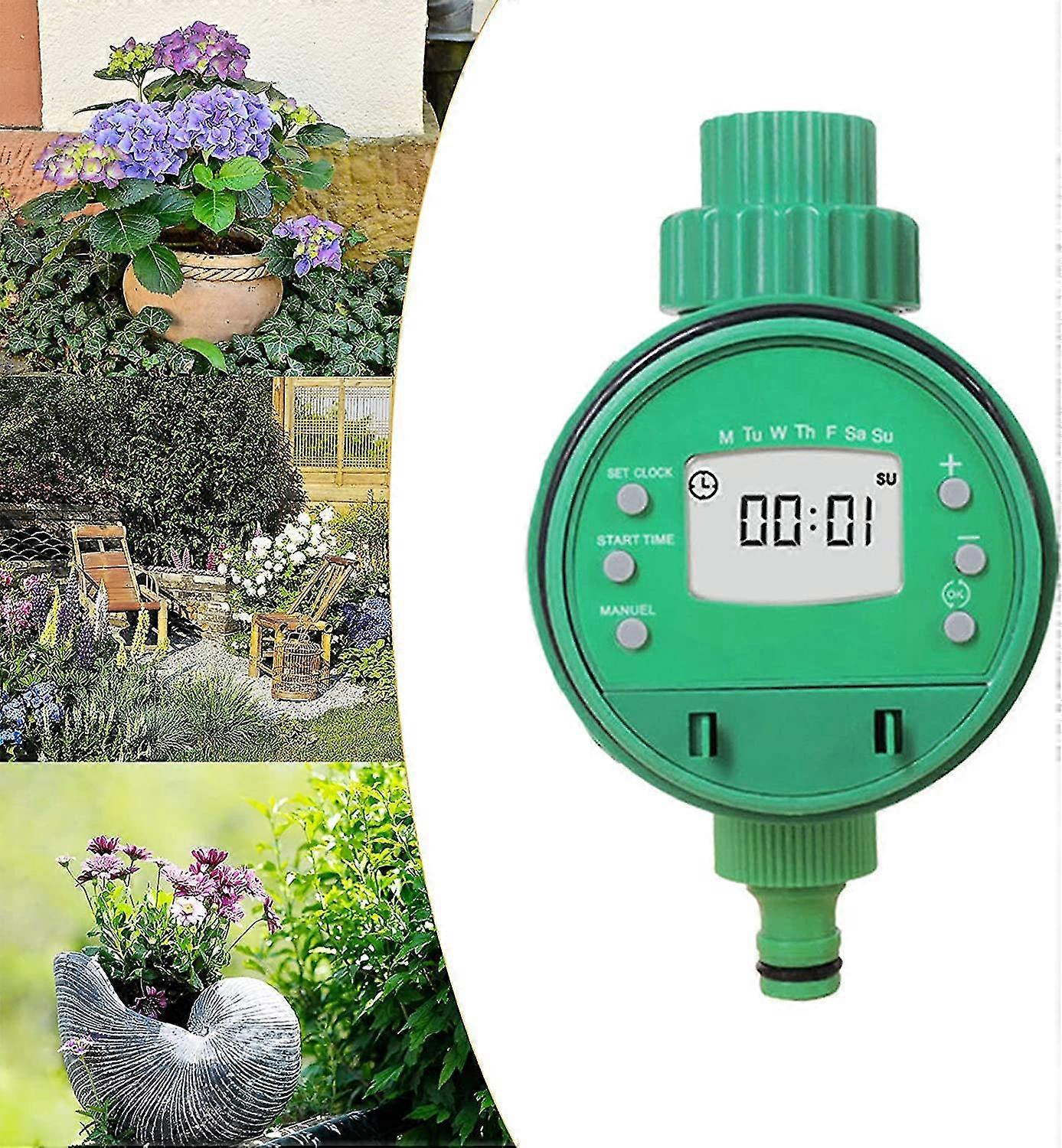 automatic watering timer, watering controller, irrigation timer for plant watering irrigation system, watering timer