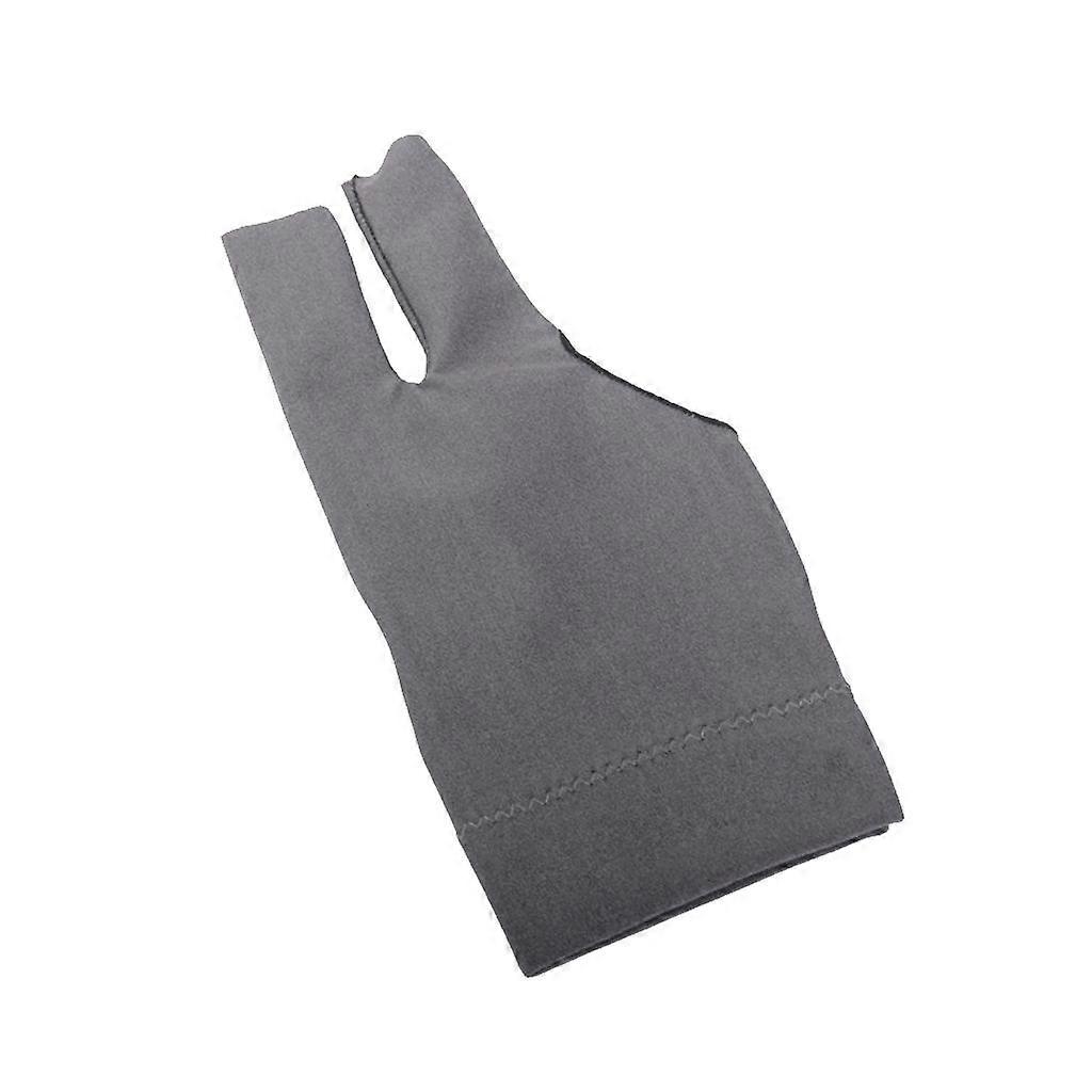 Professional Billiard Left Hand Three Finger Open Fingertip Glove Blue