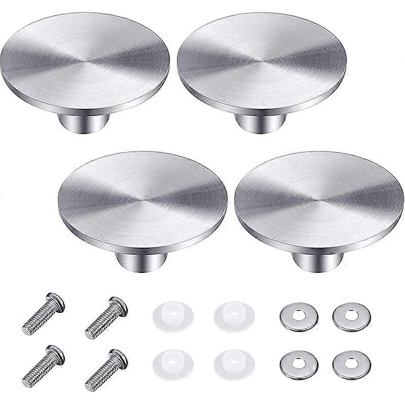 4 Sets Dutch Oven Knob Stainless Steel Replacement Knob Pot Lid Handle for Le Creuset, Aldi, Lodge