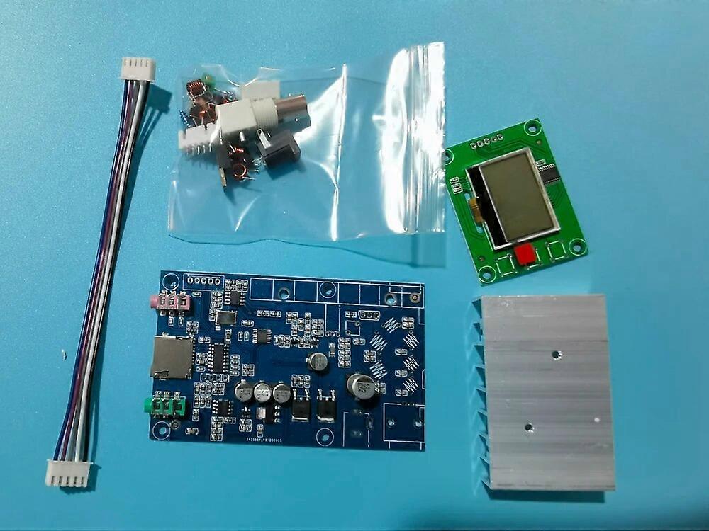 DYKB 5W FM Transmitter PLL Stereo audio 76-108MHz frequency Digital LCD display Radio broadcast StationReceiver GP antenna HAM A