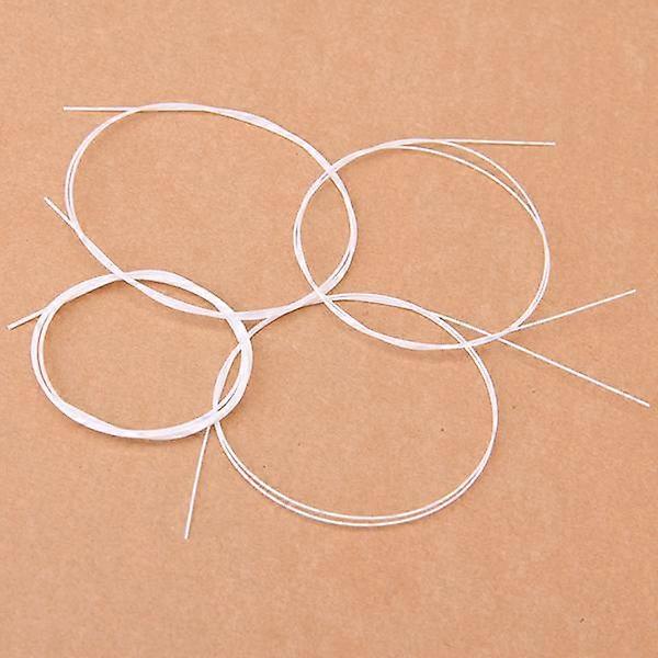 4pcs White Nylon Ukulele String Set