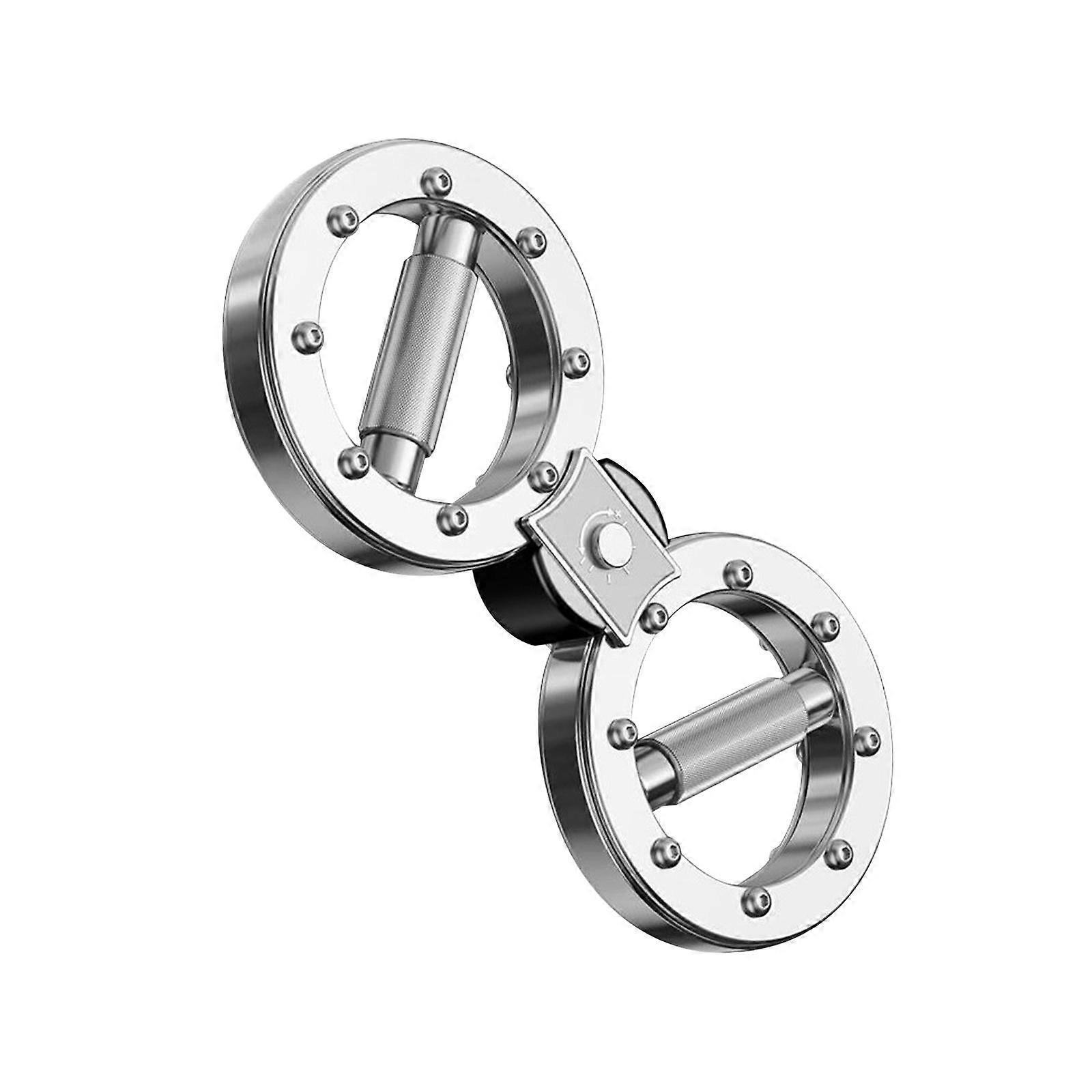 Resistance Adjustable Rotator Machine for Upper Body Strength Training, 360 Degree Rotating Grips Multifunctional for Forearm
