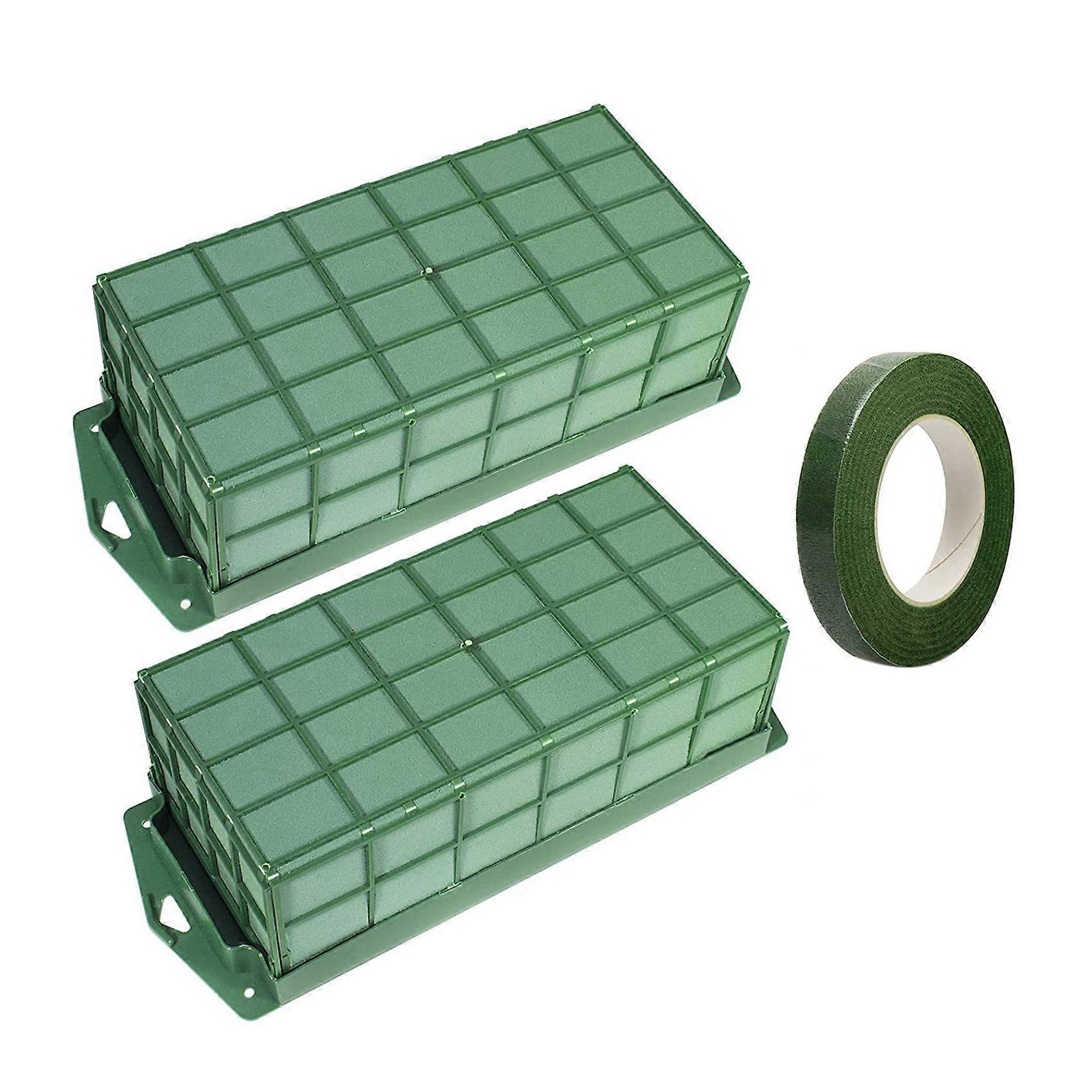 2 Pack Floral Foam Cage for Flower Arrangements Dry and Wet Floral Foam for Artificial Flowers Flor