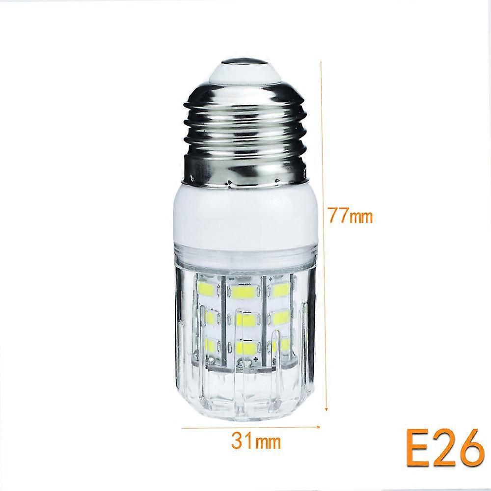 DC 12V 24V LED majspærer E27 E26 E12 E14 B22 G9 GU10 Spotlights 7W 27LEDs Hjem Bright Table Desk Lamper Indendørs belysning DC 12V