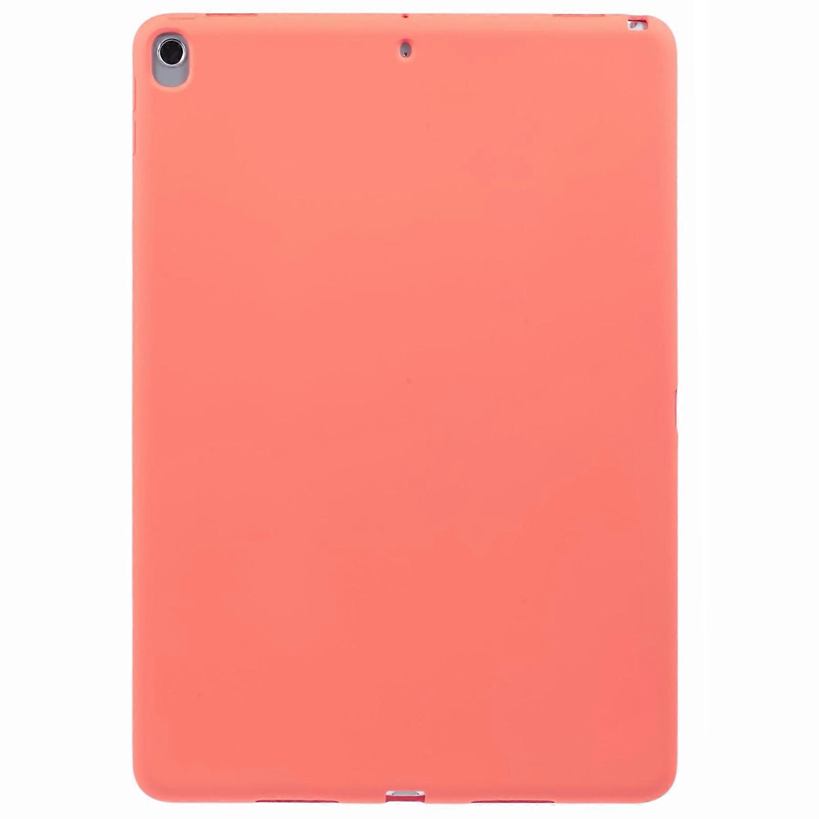 עבור iPad Air 10.5 אינץ '(2019) מקרה עור מגע TPU רך גמיש כיסוי טאבלט כתום