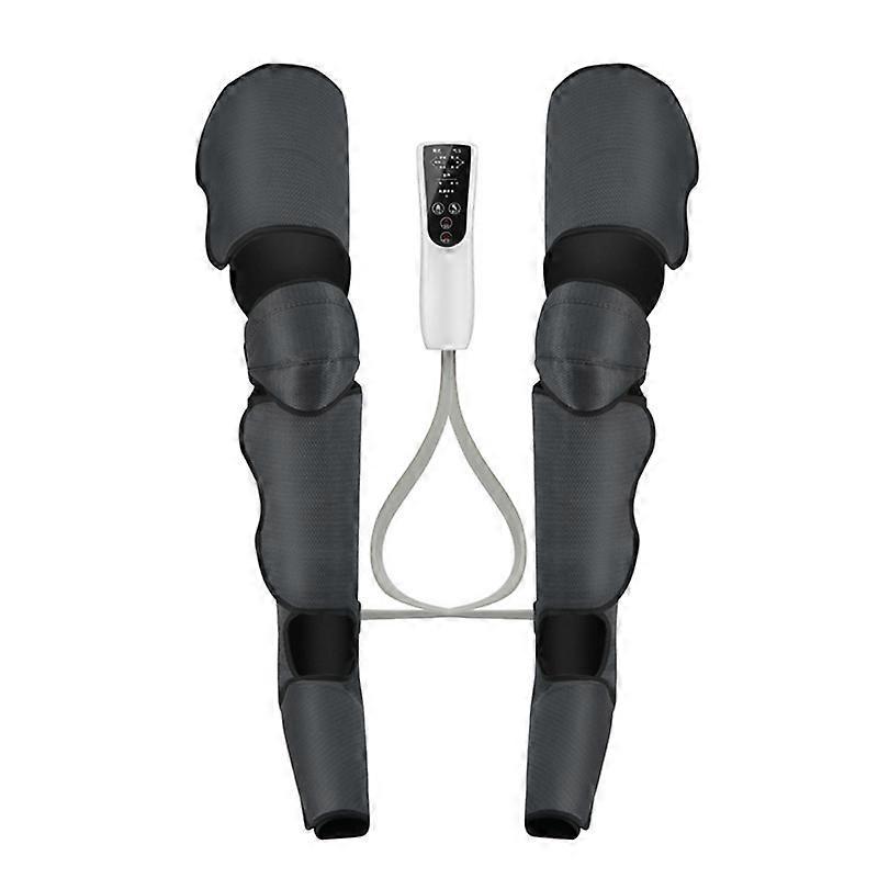 Air Wave Air Pressure Leg Massager Heated for Foot Calf Thigh Circulation with Handheld Controller Beautiful Leg Instrument