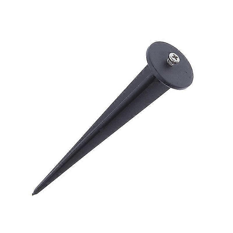 Black Plastic Garden Stake - 6 Pack Lamp Holder35*160mm