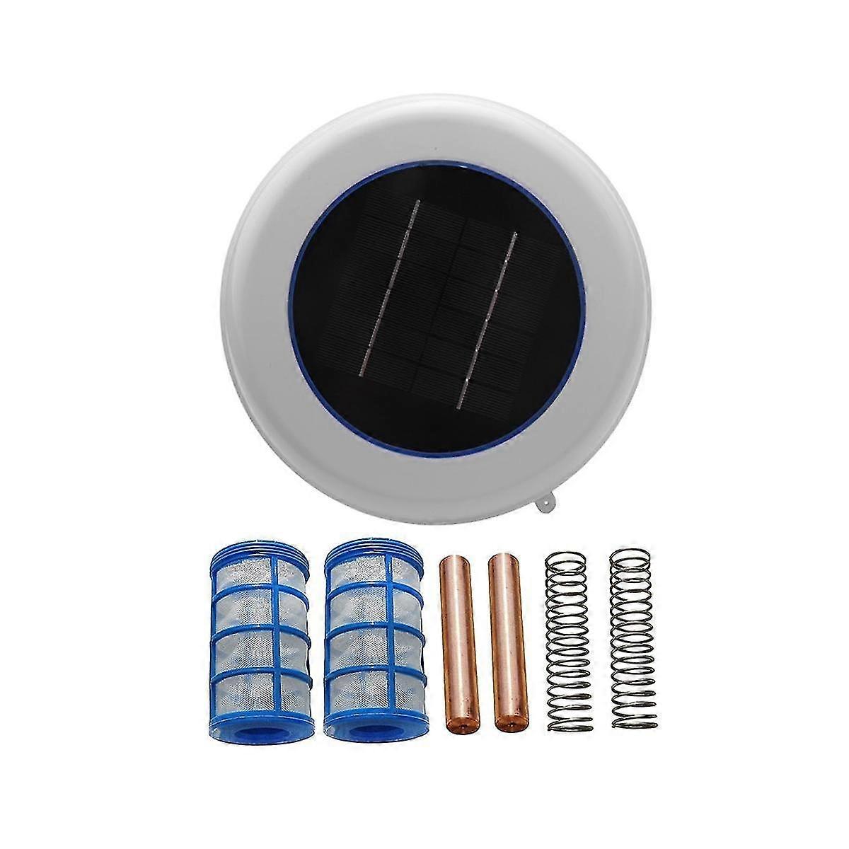 Solar Pool Ionizer for Algae and Chlorine Control