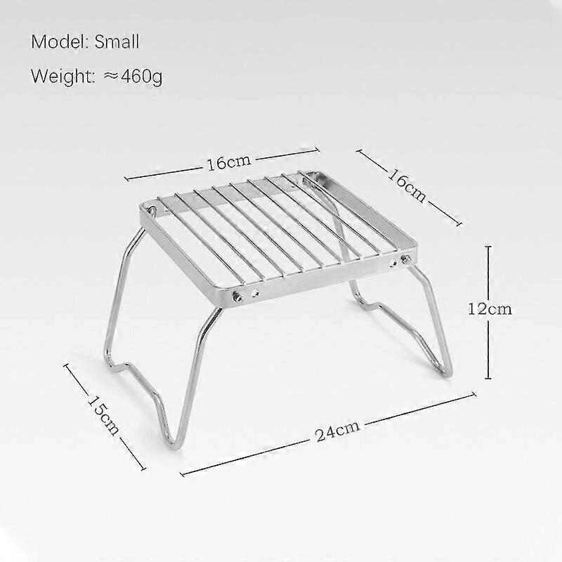 Πτυσσόμενη σχάρα Campfire Portable Stainless Steel Camping Grill σχάρα σόμπα αερίου