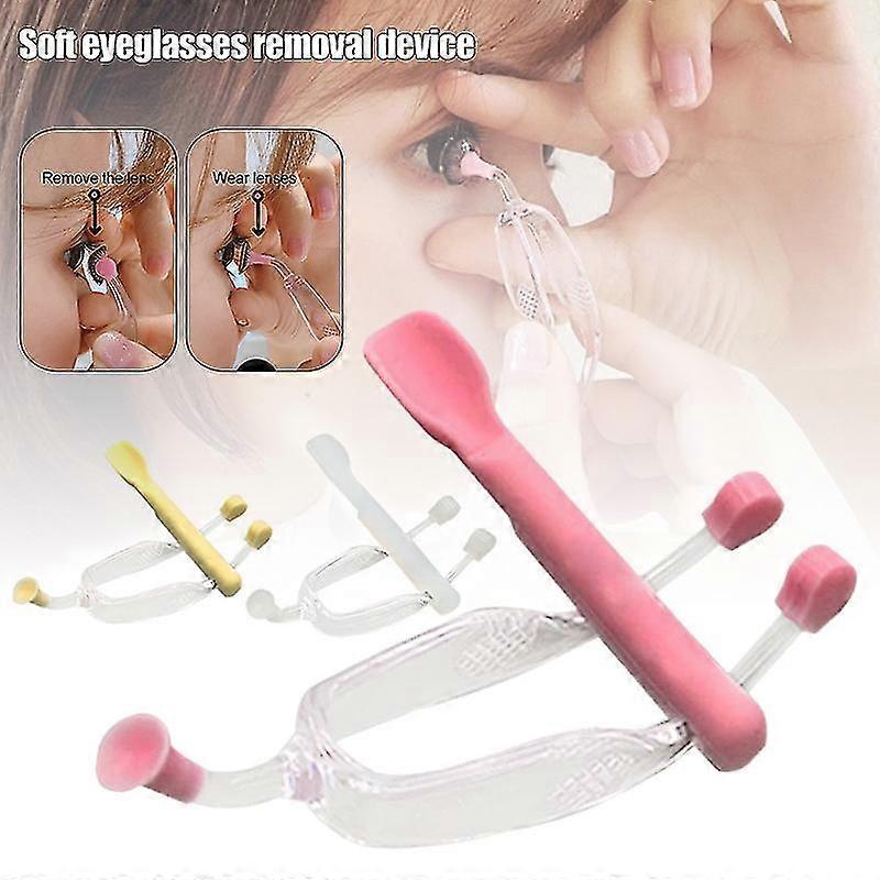 Piilolinssit Linssi Pehmeä Silika Pinsetit Piilolinssit Linssi Applicator Remover