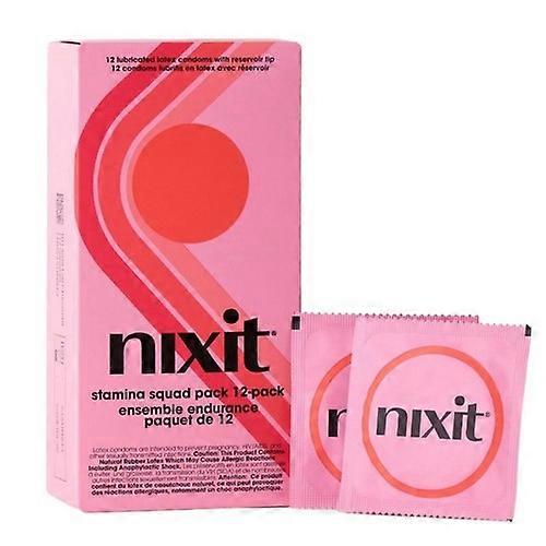 Nixit Stamina Squad Condoms ,12 Count