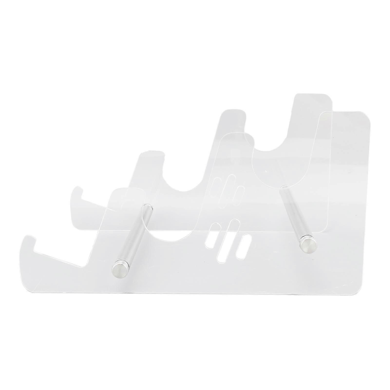 Transparent Acrylic 3 Tier Keyboard Display Stand Shelf for Mechanical Computer Keyboards - Detachable Storage Holder