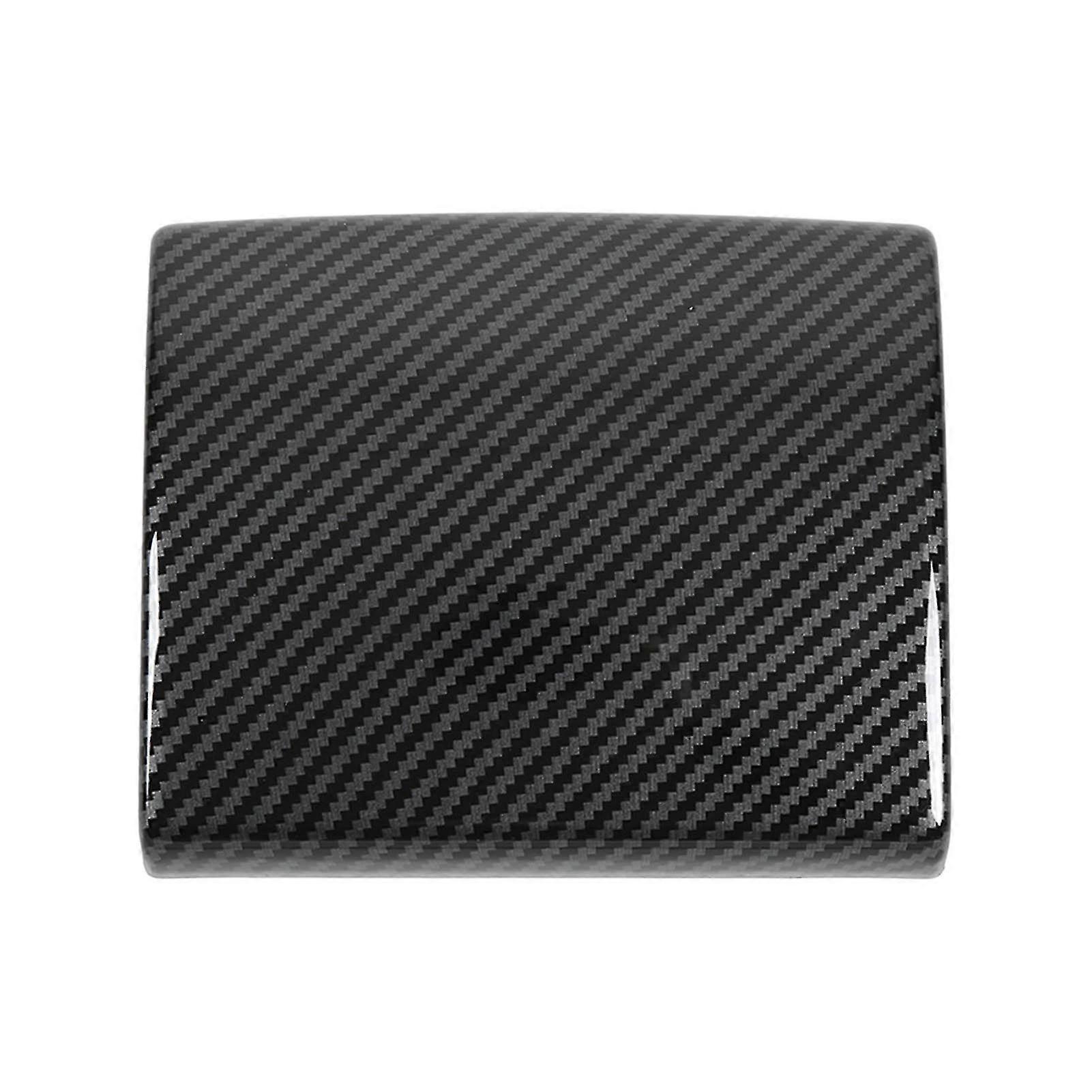 2020-2022 Highlander Carbon Fiber Rear Armrest Box Panel Trim - Perfect Fit Replacement