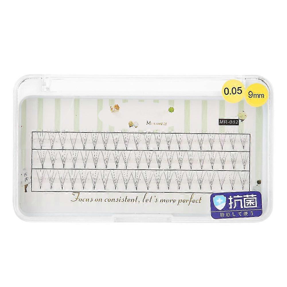 0.05C 9mm Long Blended Color False Eyelashes Extension - 6 Sizes