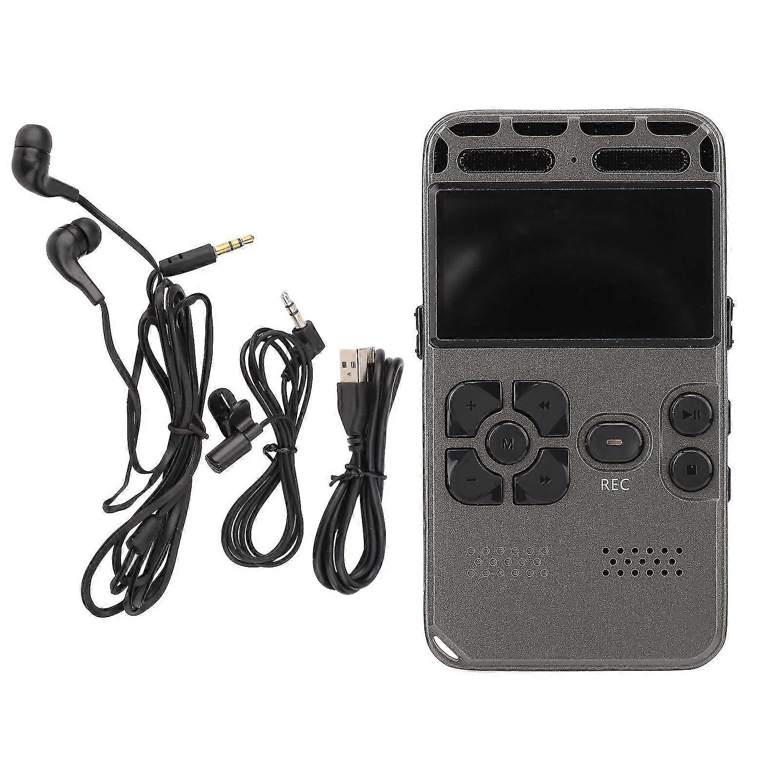 8GB Portable Digital Voice Recorder with Voice Activation for Lecture and Conference Recordings